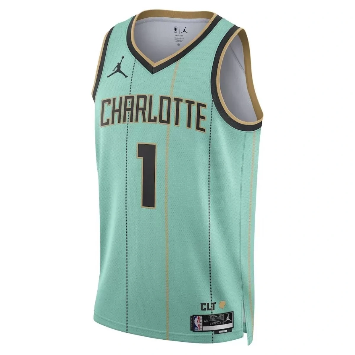 Charlotte Hornets LaMelo Ball #1 Mint Swingman Jersey - City Edition - Image 3