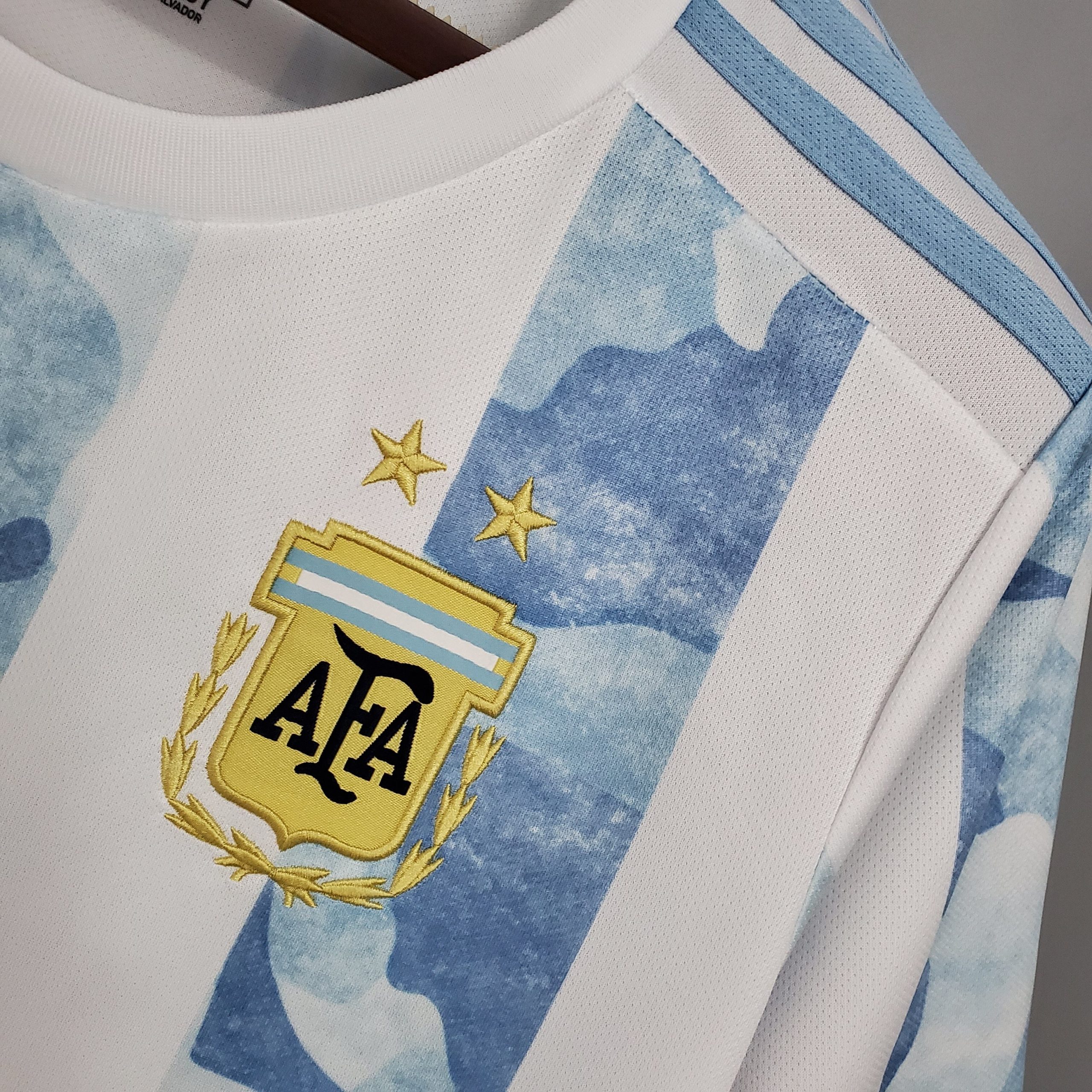 Argentina 2021 Home Retro Jersey (Fan Version) - Image 4
