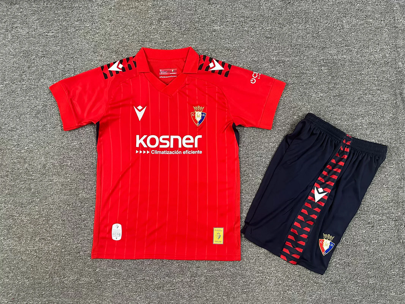 Osasuna 2025/26 Home Kids Kit