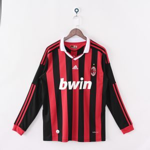 AC Milan 2009/10 Home Retro Jersey (Long Sleeve)