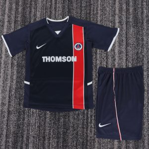 2002/03 PSG Home Retro Kids Kit Replica