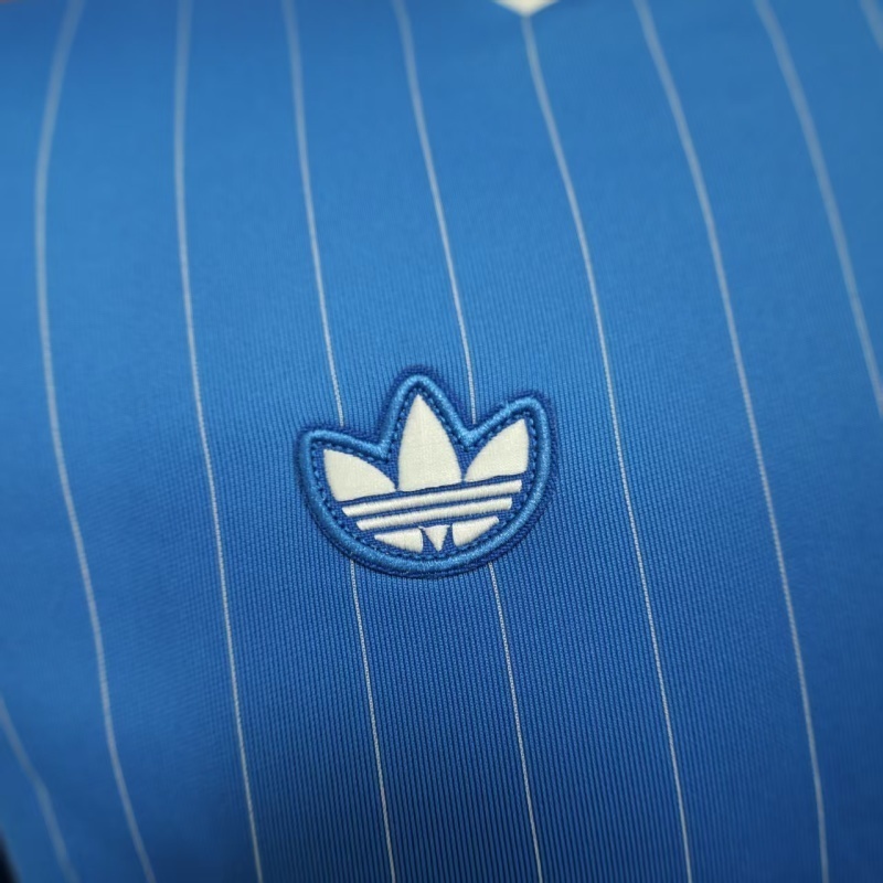 2025/26 Real Madrid Blue Retro Model Jersey Player Version - Image 3