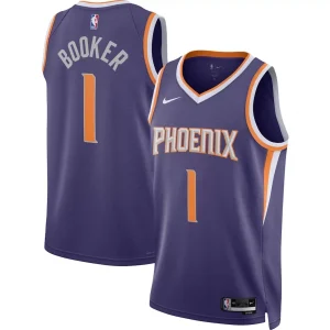 Phoenix Suns Devin Booker #1 Purple Swingman Jersey - Icon Edition