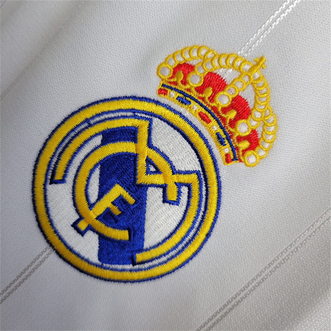 Real Madrid 2012/13 Home Retro Jersey (Fan Version, Long Sleeve) - Image 5