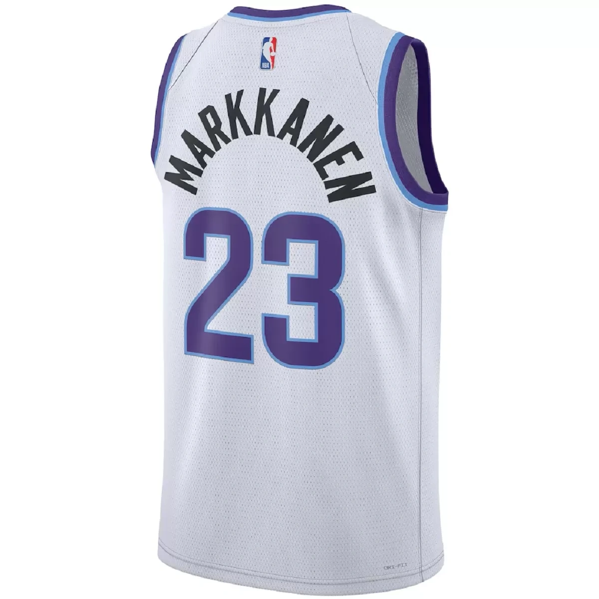 Utah Jazz Lauri Markkanen #23 White Swingman Jersey - Association Edition - Image 2