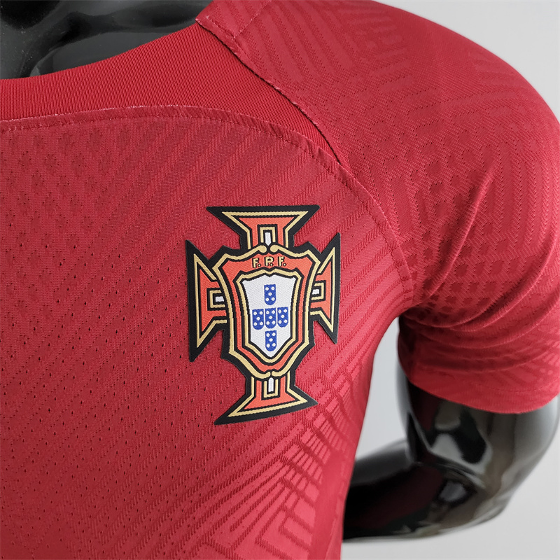 Portugal 2022 World Cup Home Retro Jersey (Player Version) - Image 4