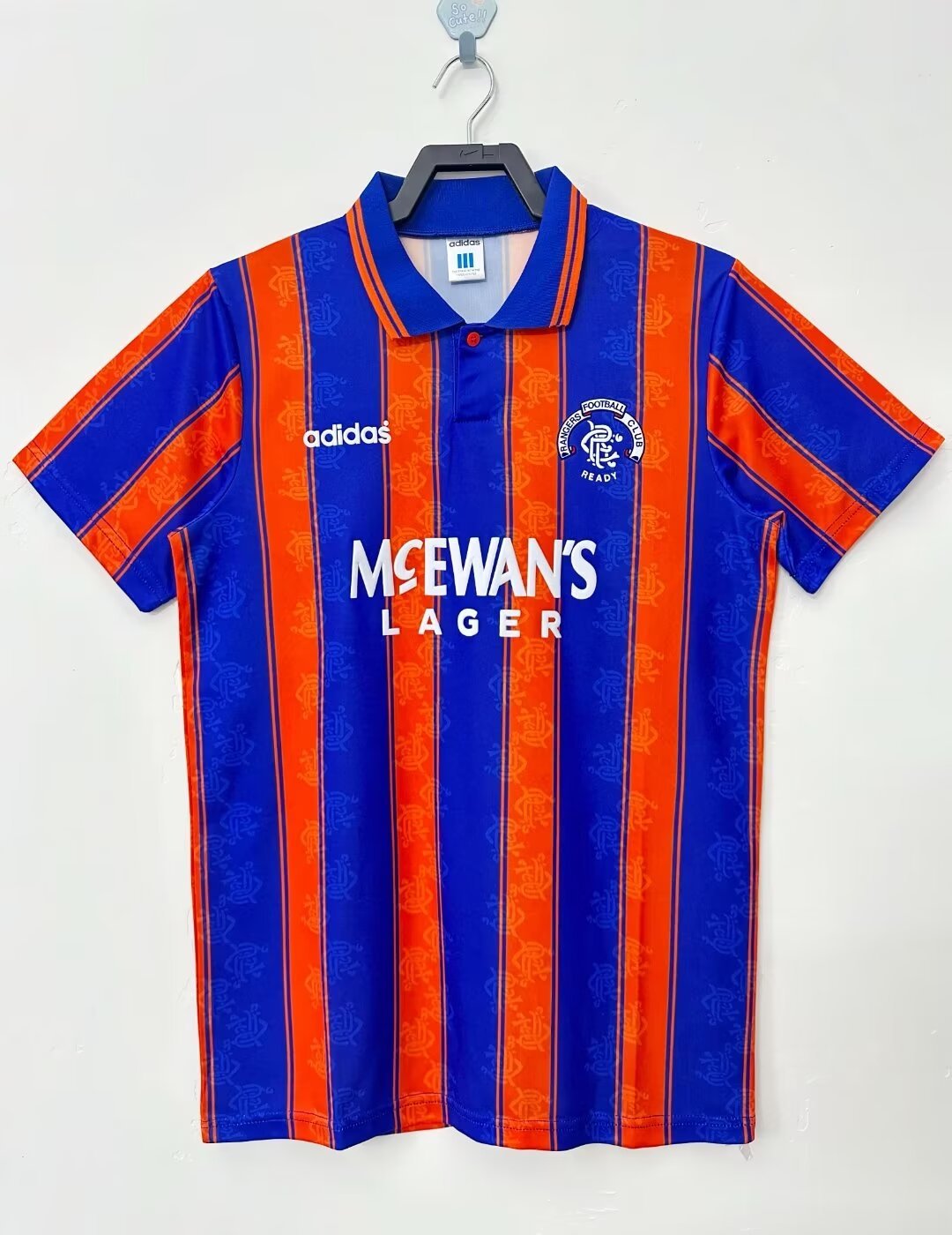 1993/94 Glasgow Rangers Away Retro Jersey Fan Version