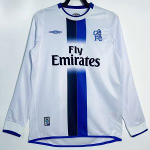 Chelsea 2003/05 Away Retro Jersey (Fan Version, Long Sleeve)