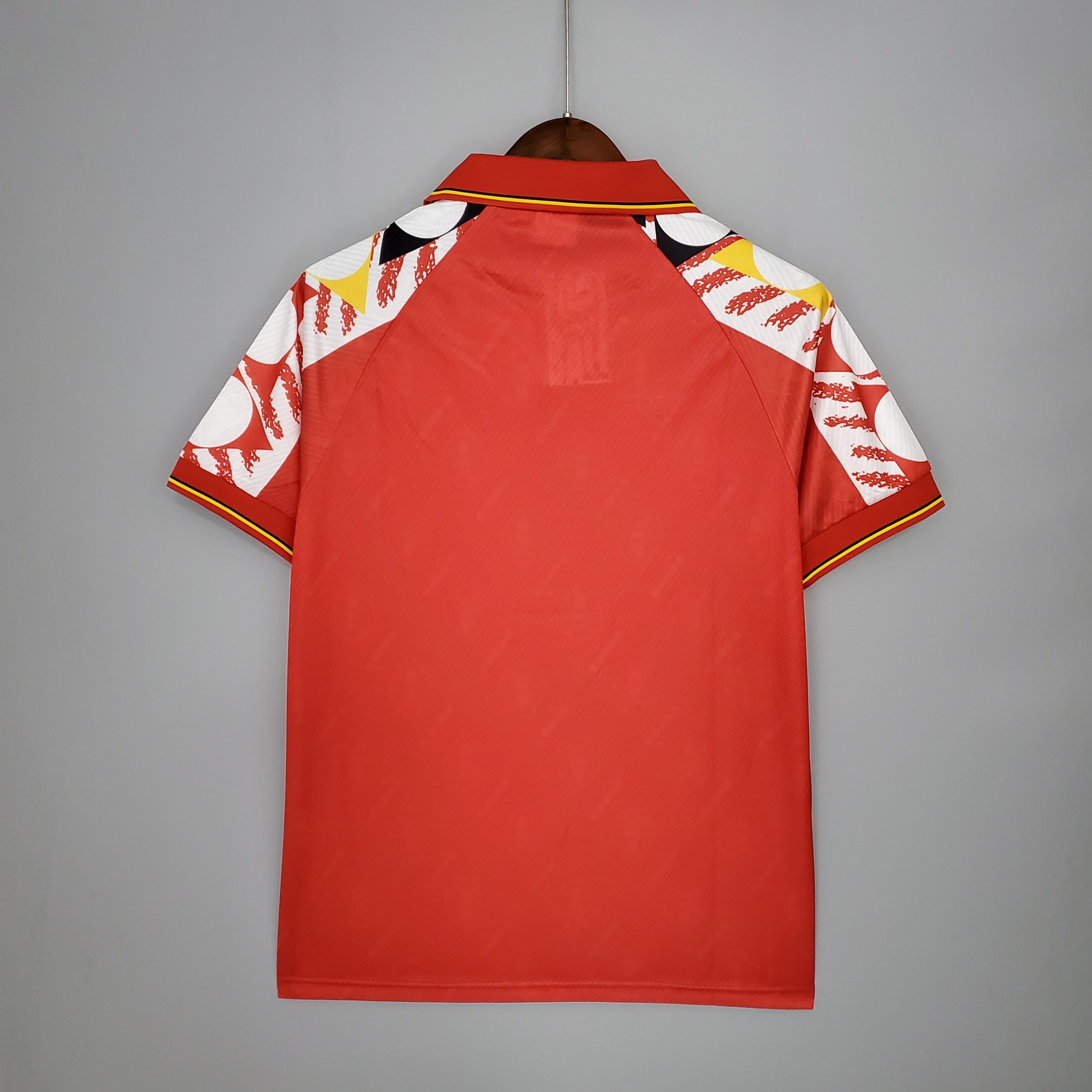Belgium 1995 Home Retro Jersey (Fan Version) - Image 2