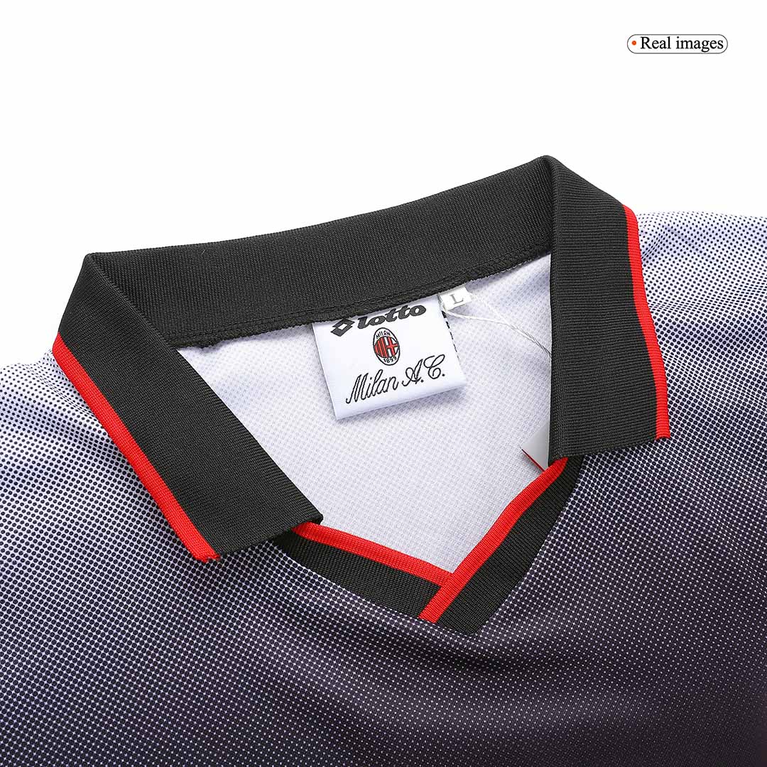1995/96 AC Milan Retro Training Jersey Black Fan Version - Image 3
