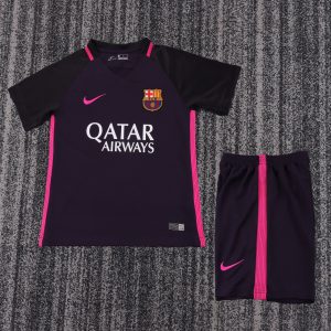 Barcelona 2016/17 Away Kids Kit