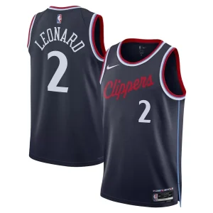 Los Angeles Clippers Kawhi Leonard #2 Navy Swingman Jersey - Icon Edition
