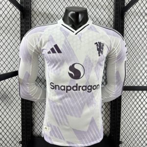 Manchester United 2025/26 Away Jersey (Player Version, Long Sleeve)