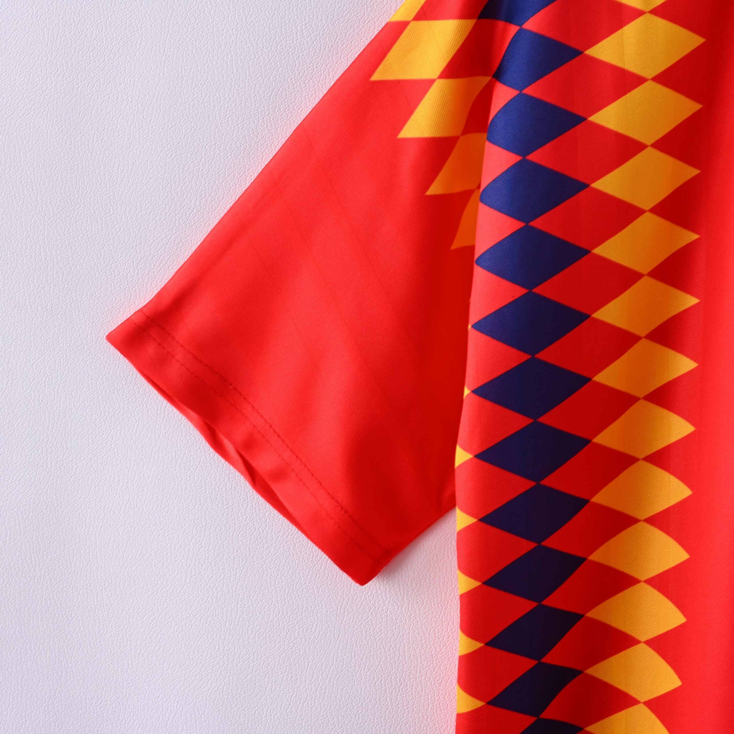 Spain 1994 World Cup Home Retro Jersey - Image 5