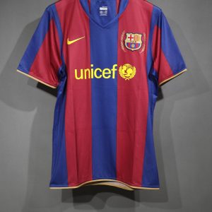 Barcelona 2007/08 Home Retro Jersey (Player Version)