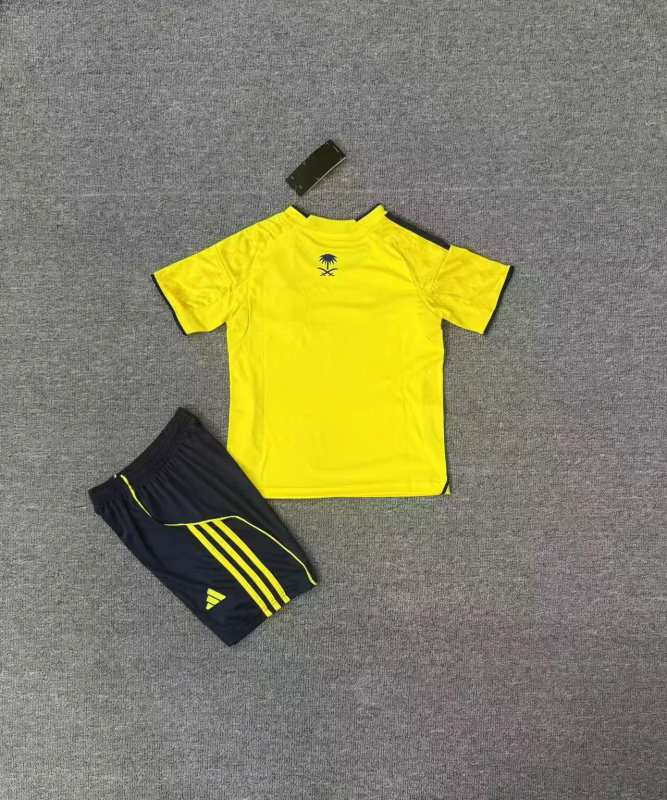 Al Nassr 2025/26 Home Kids Kit - Image 2