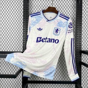 Aston Villa 2025/26 Third Jersey (Fan Version, Long Sleeve)