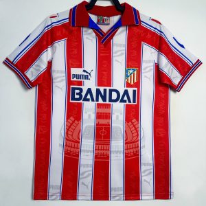 Atletico Madrid 1996/97 Home Retro Jersey