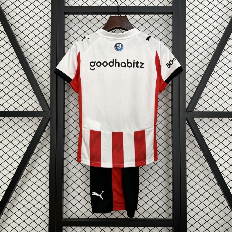 PSV Eindhoven 2025/26 Home Kids Kit - Image 2