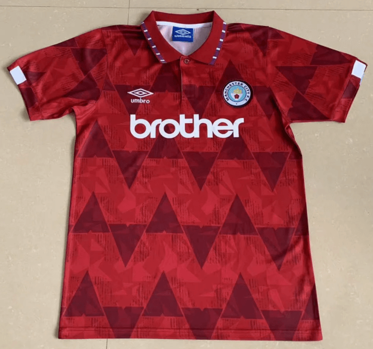 Manchester City 1990/92 Away Retro Jersey (Fan Version) - Image 3