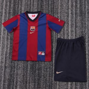 Barcelona 1998/99 Home Kids Kit