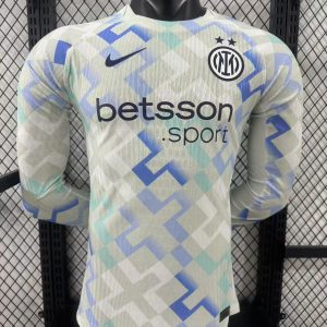 Inter Milan 2025/26 Away Jersey (Player Version, Long Sleeve)