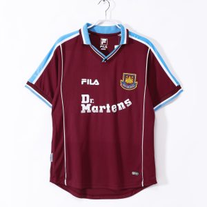 West Ham United 1999/01 Home Retro Jersey
