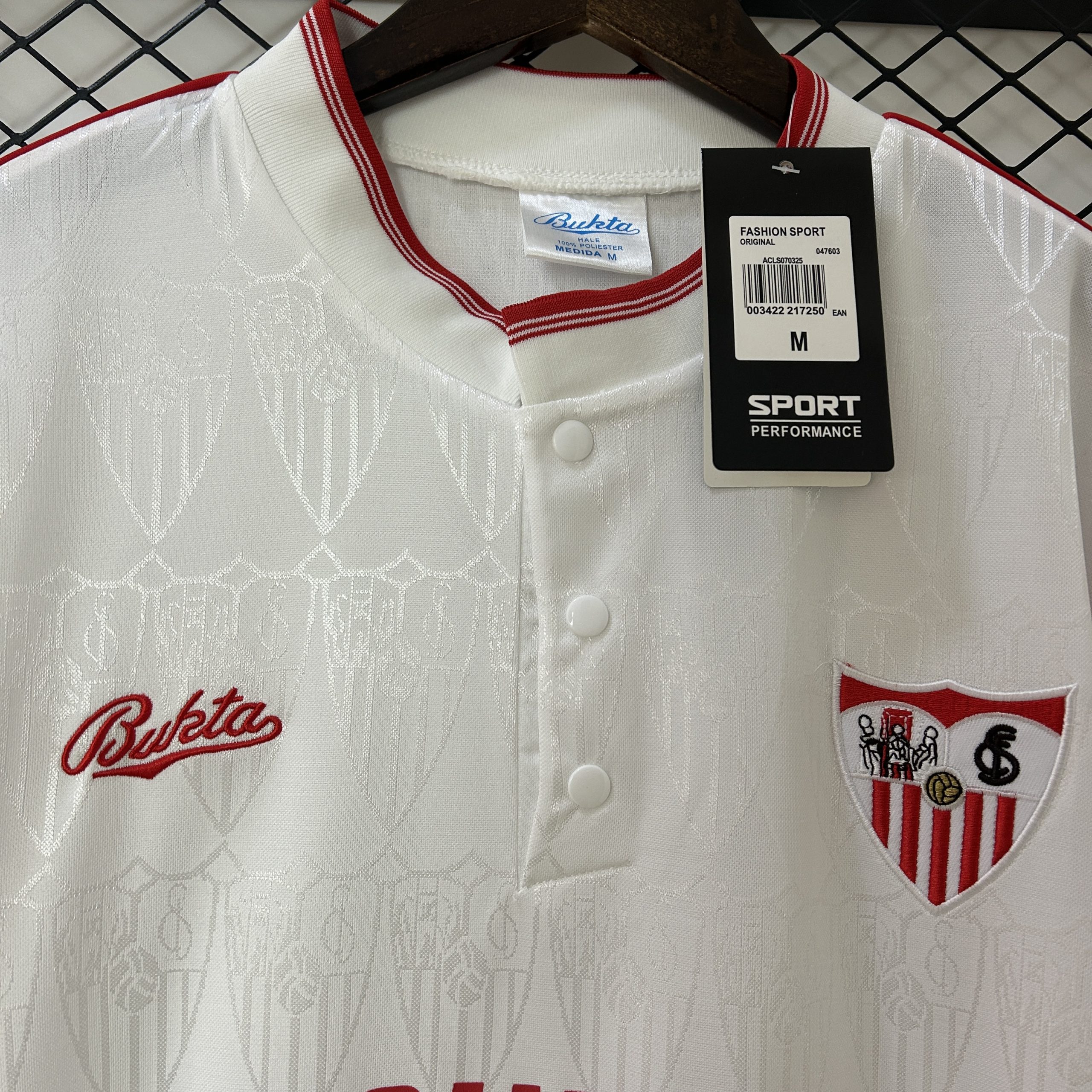 Sevilla 1991/92 Home Retro Jersey (Fan Version) - Image 5