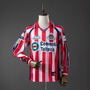 1999/00 Chivas Home Retro Jersey Fan Version Long Sleeve