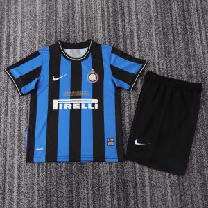 Inter Milan 2009/10 Champions League Home Kids Kit