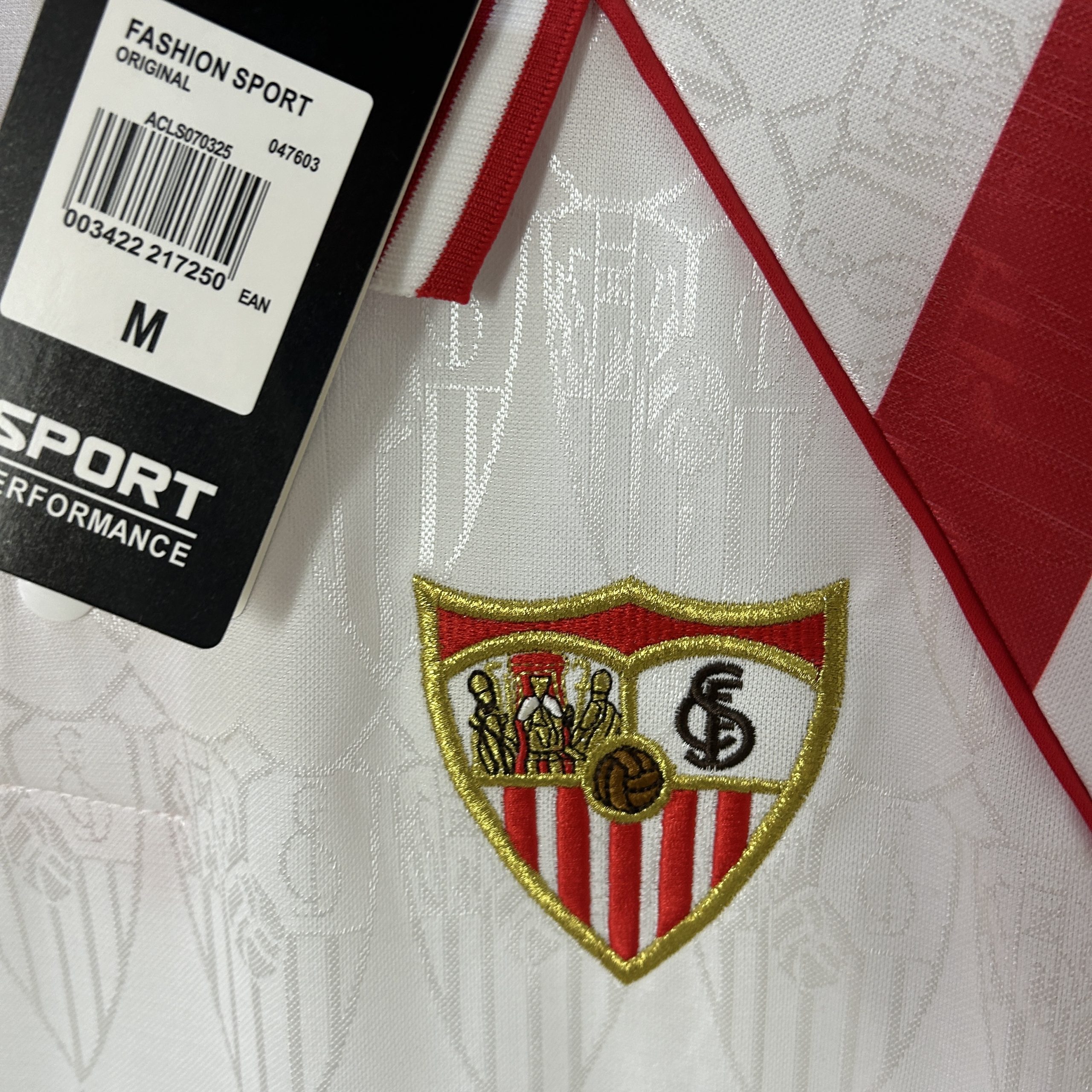 Sevilla 1992/93 Home Retro Jersey (Fan Version) - Image 3