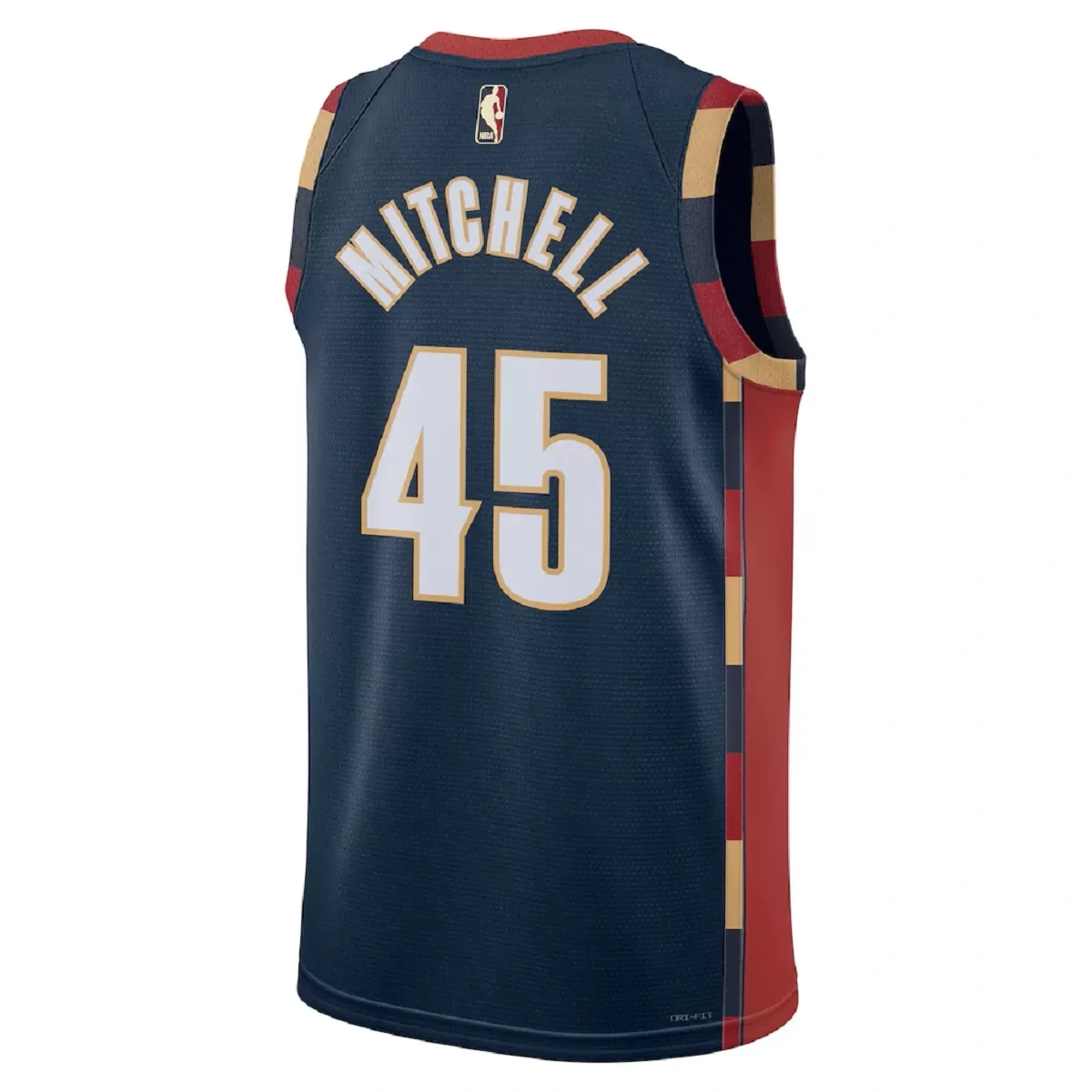 Cleveland Cavaliers Donovan Mitchell #45 Navy Swingman Jersey - Classic Edition - Image 3