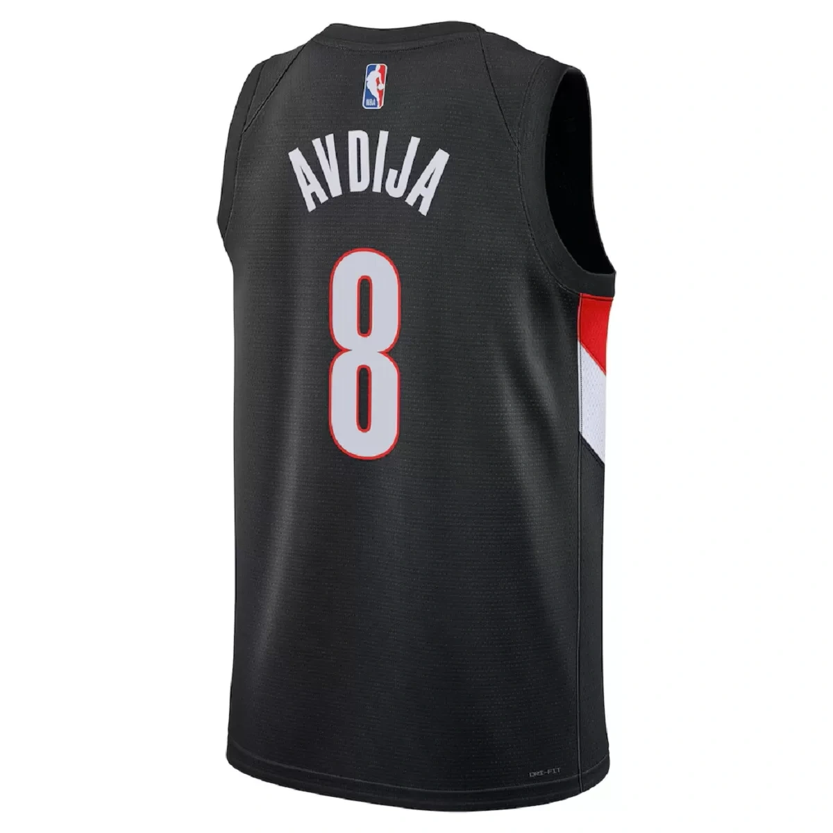 Portland Trail Blazers Deni Avdija #8 Black Swingman Jersey - Icon Edition - Image 2