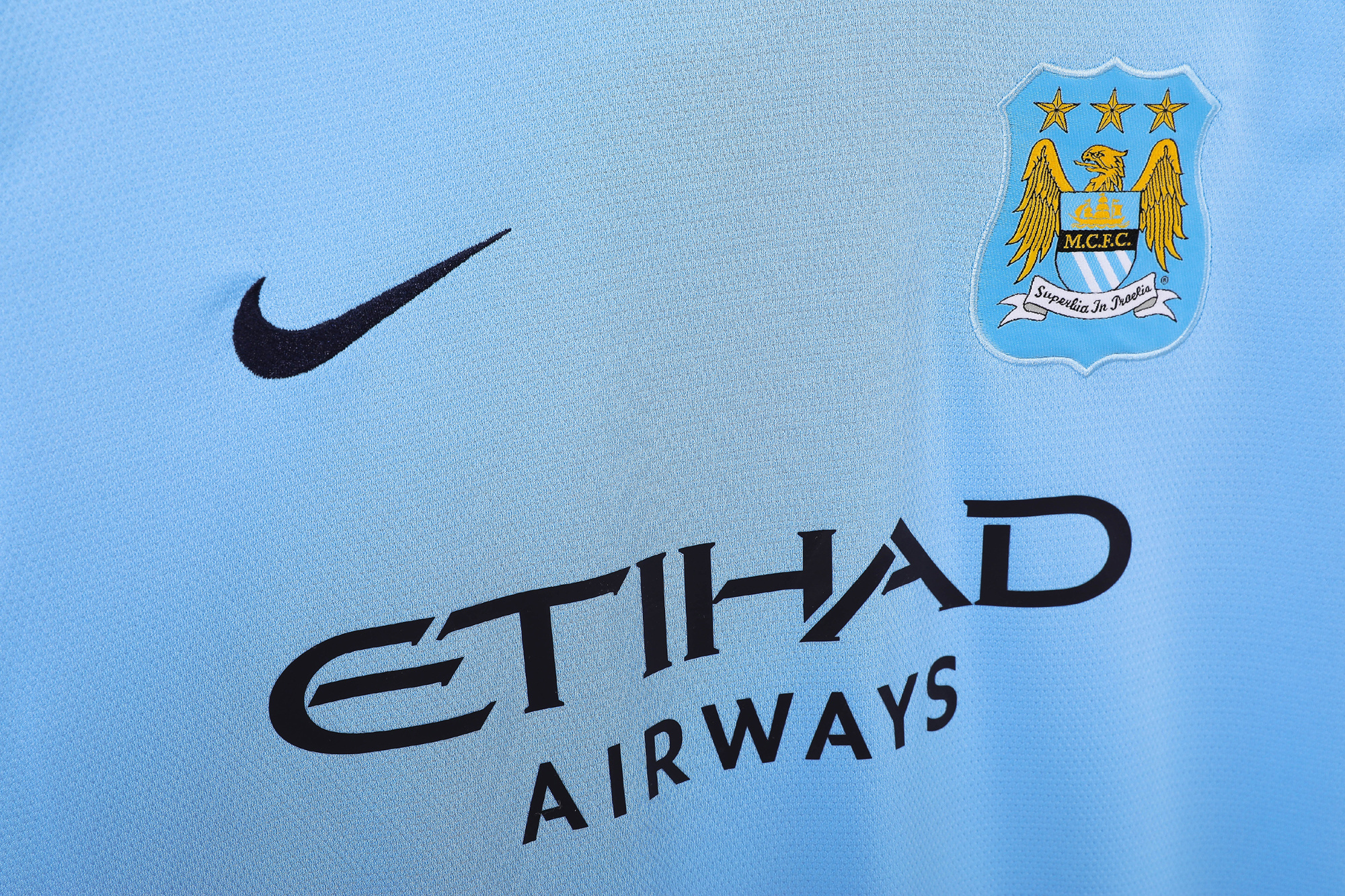 Manchester City 2013/14 Home Retro Jersey - Image 4