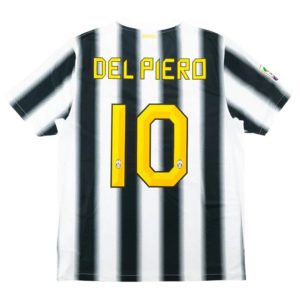 2011/12 Juventus Del Piero #10 Home Retro Jersey Replica