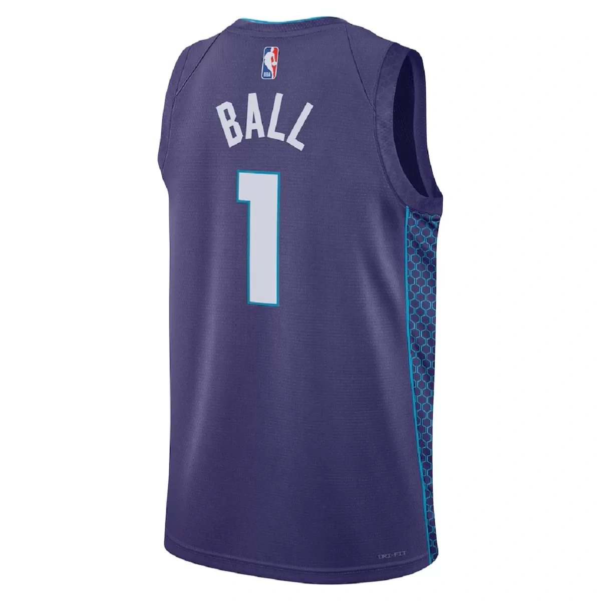 Charlotte Hornets LaMelo Ball #1 Purple Swingman Jersey - Statement Edition - Image 3