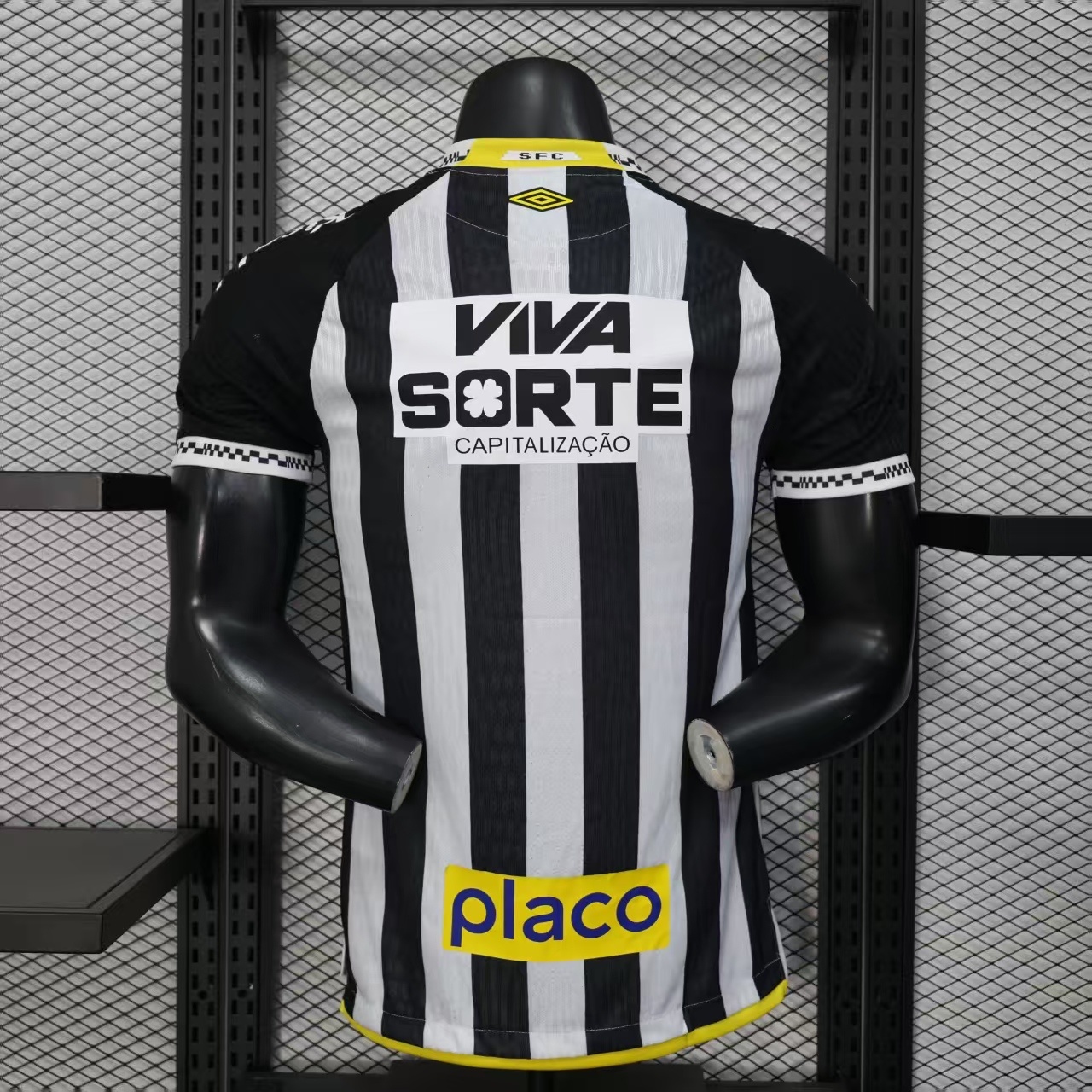2025/26 Santos FC Away Jersey with All Sponsors Player Version - Image 2