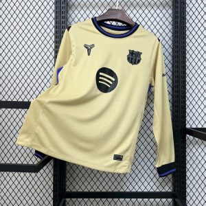 Barcelona 2025/26 Away Jersey (Fan Version, Long Sleeve)