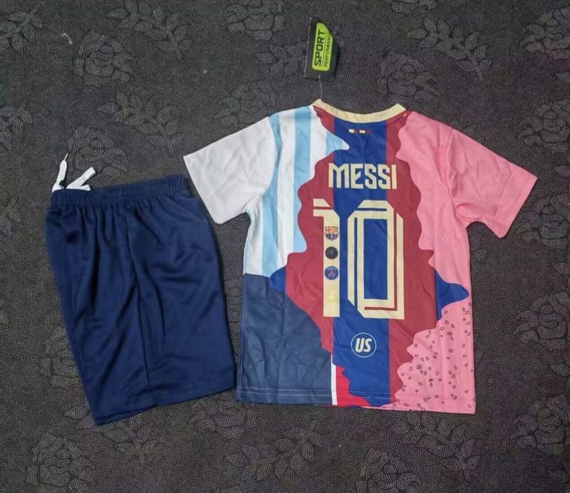 2025/26 Messi #10 Special Edition Barcelona Kids Kit - Image 3