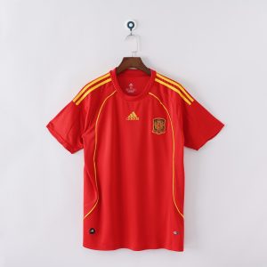 Spain 2008 Euro Home Retro Jersey (Fan Version)