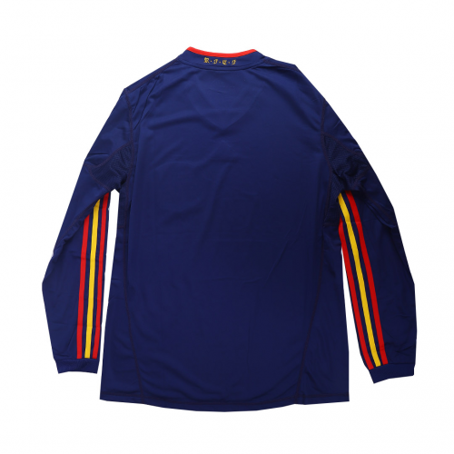 Spain 2010 World Cup Away Retro Jersey (Fan Version, Long Sleeve) - Image 2