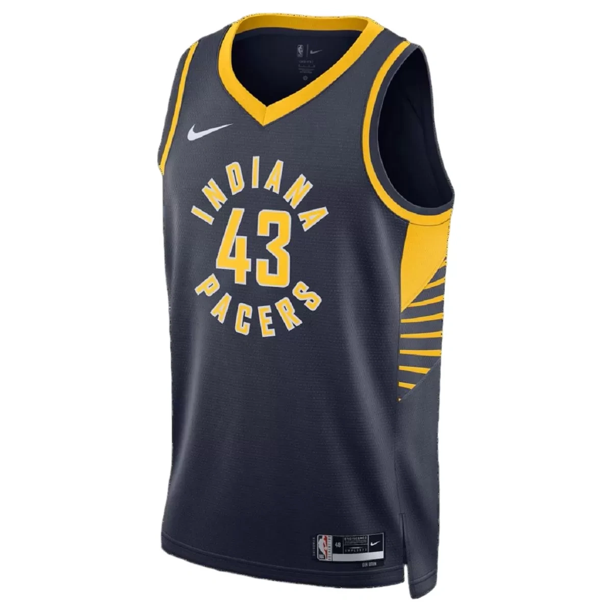 Indiana Pacers Pascal Siakam #43 Navy Swingman Jersey - Icon Edition - Image 2