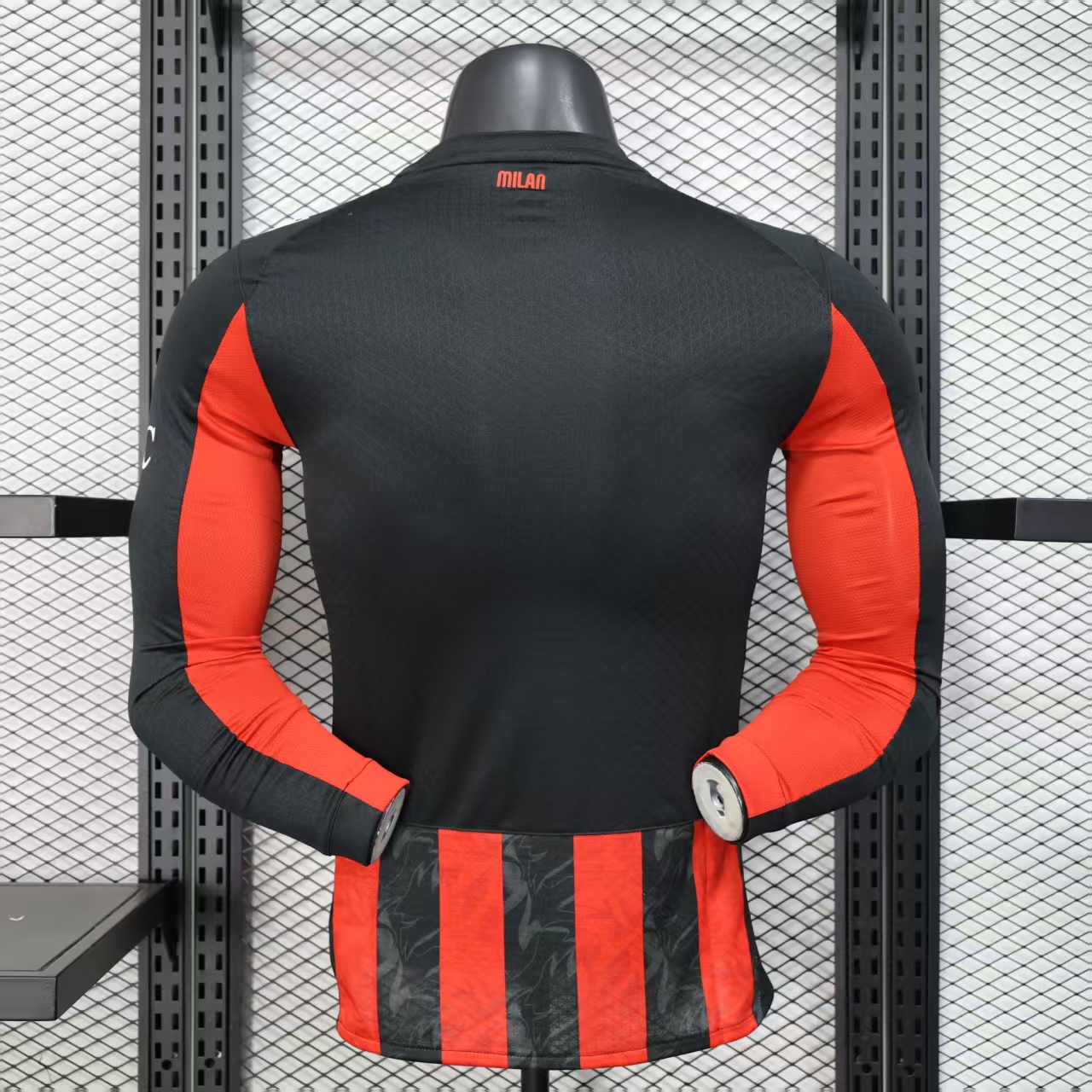 AC Milan 2025/26 Home Jersey (Player Version, Long Sleeve) - Image 2