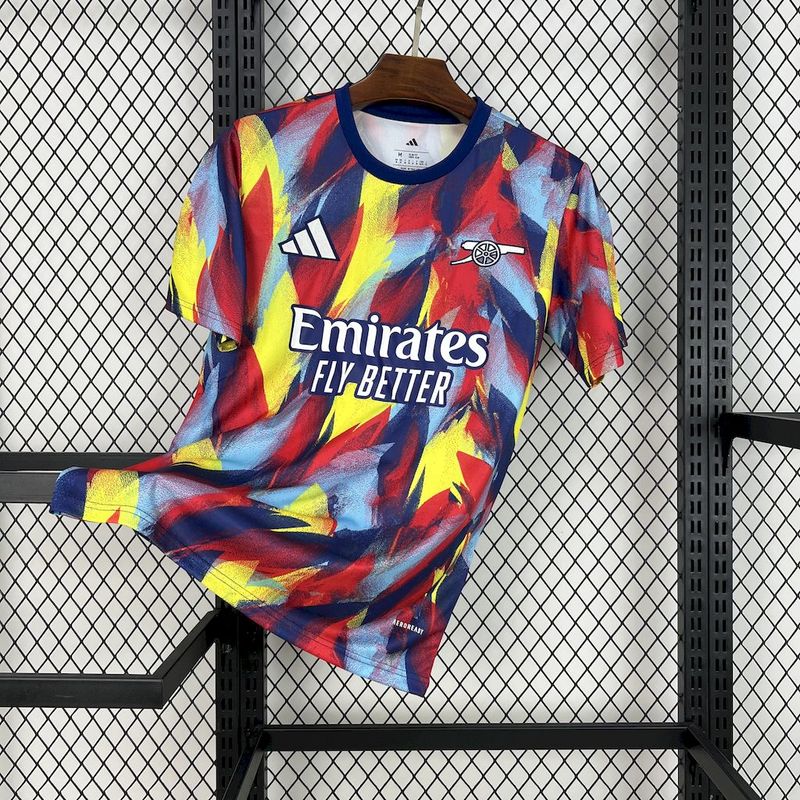 2025/26 Arsenal Pre-Match Training Jersey Fan Version