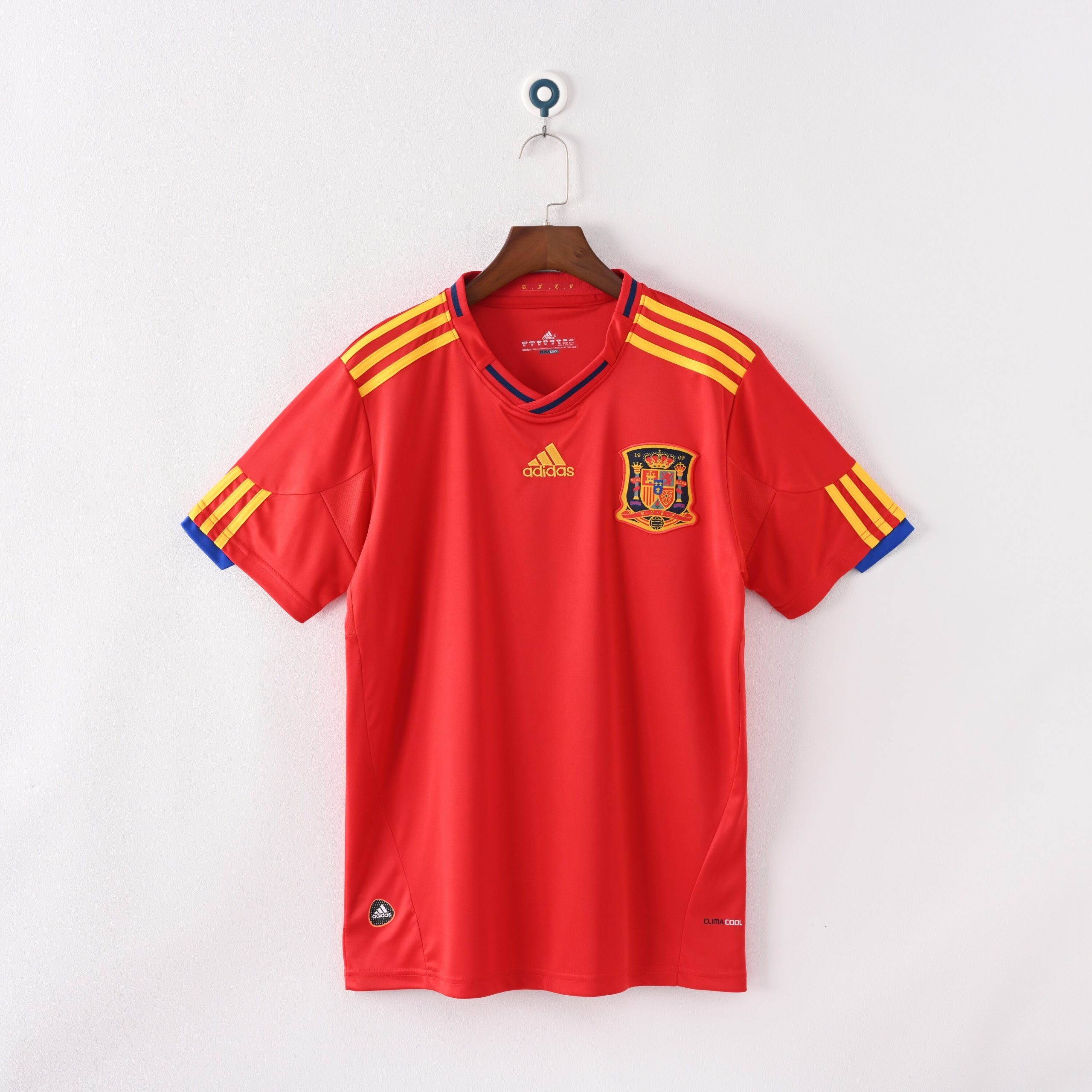 Spain 2010 World Cup Home Retro Jersey
