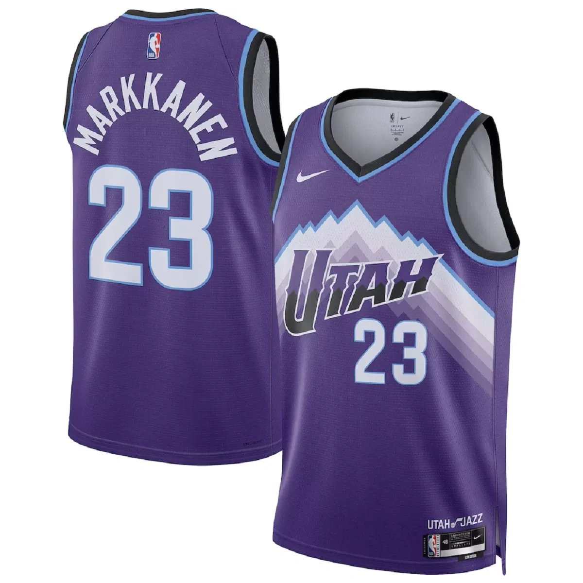 Utah Jazz Lauri Markkanen #23 Purple Swingman Jersey - Icon Edition
