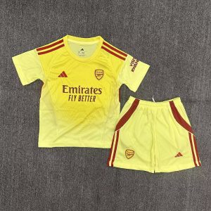 Arsenal 2025/26 Goalkeeper Kids Jersey