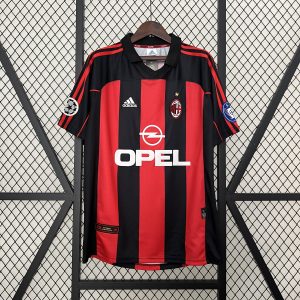 AC Milan 2000/01 Home Retro Jersey