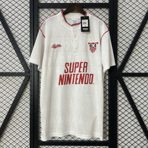 Sevilla 1991/92 Home Retro Jersey (Fan Version)