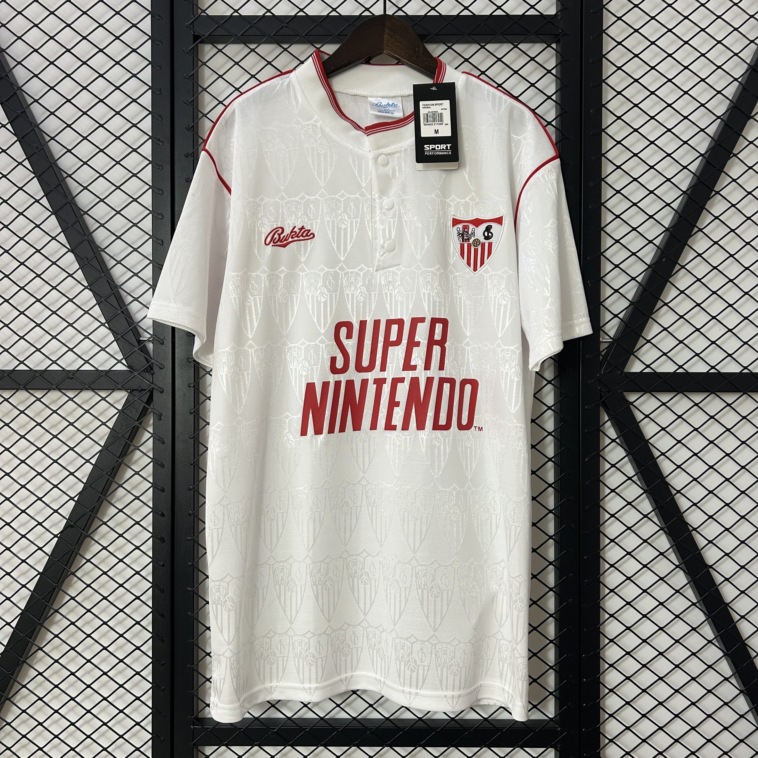 Sevilla 1991/92 Home Retro Jersey (Fan Version)
